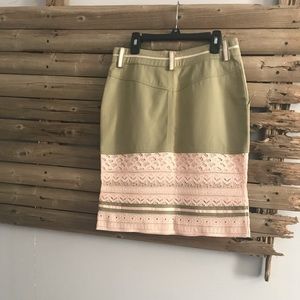 SOLD!!!John Galliano viscose cotton knit skirt